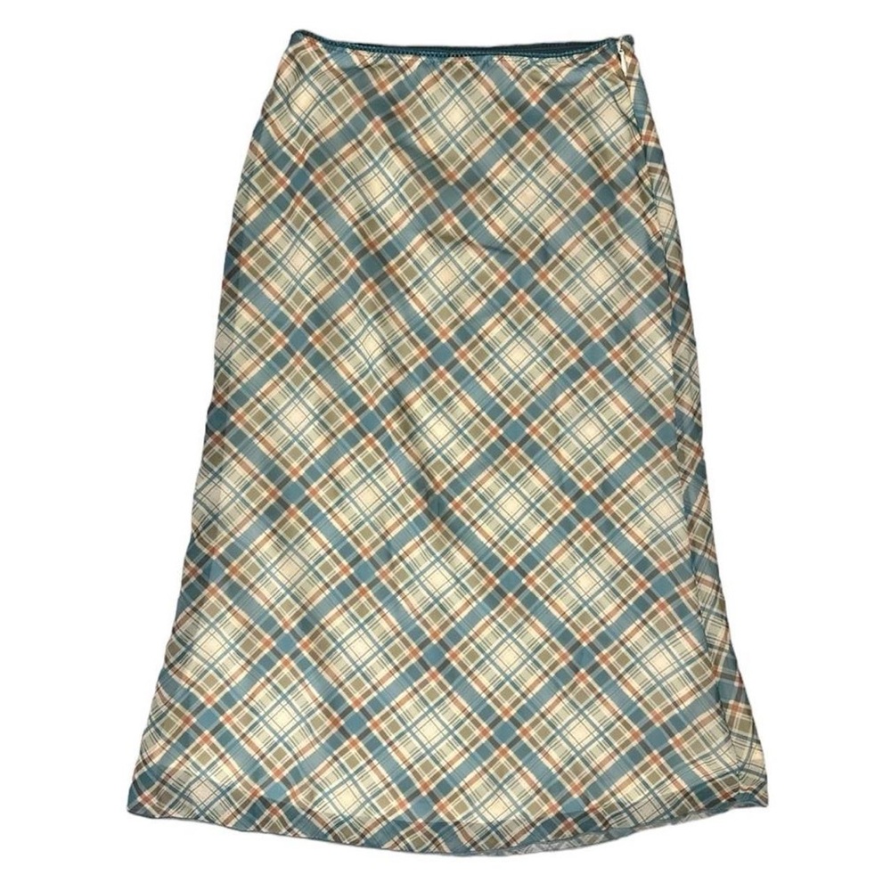 Plaid Midi Skirt